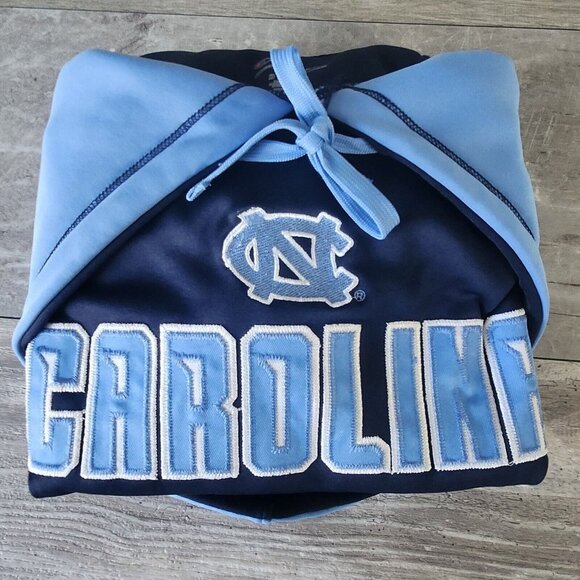 NCAA Champion Sweatshirt North Carolina Tar Heels UNC Blue Pullover Hoodie Small - Picture 13 of 15